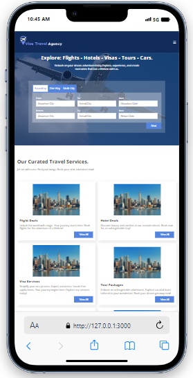 Visa Travel Agency App